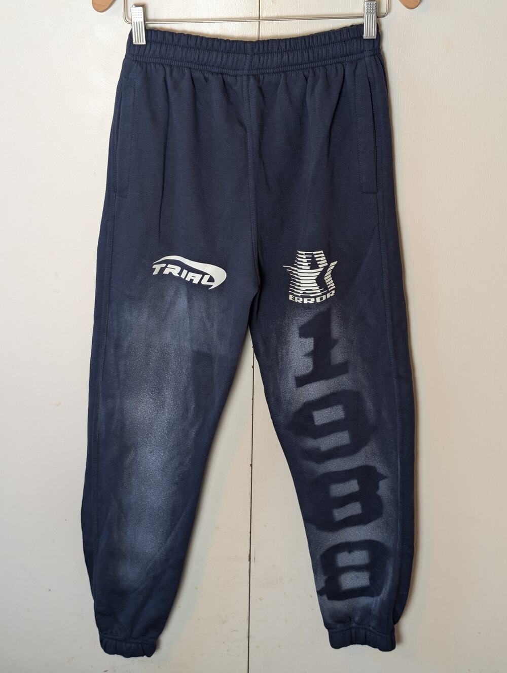 Trial & Error 88 Blue Faded Sweatpants XS